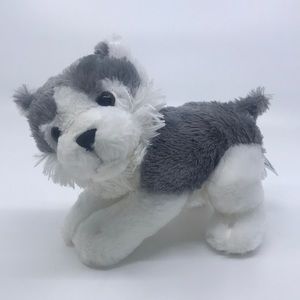 Fiesta Plush White and Gray Husky Stuffed Animal